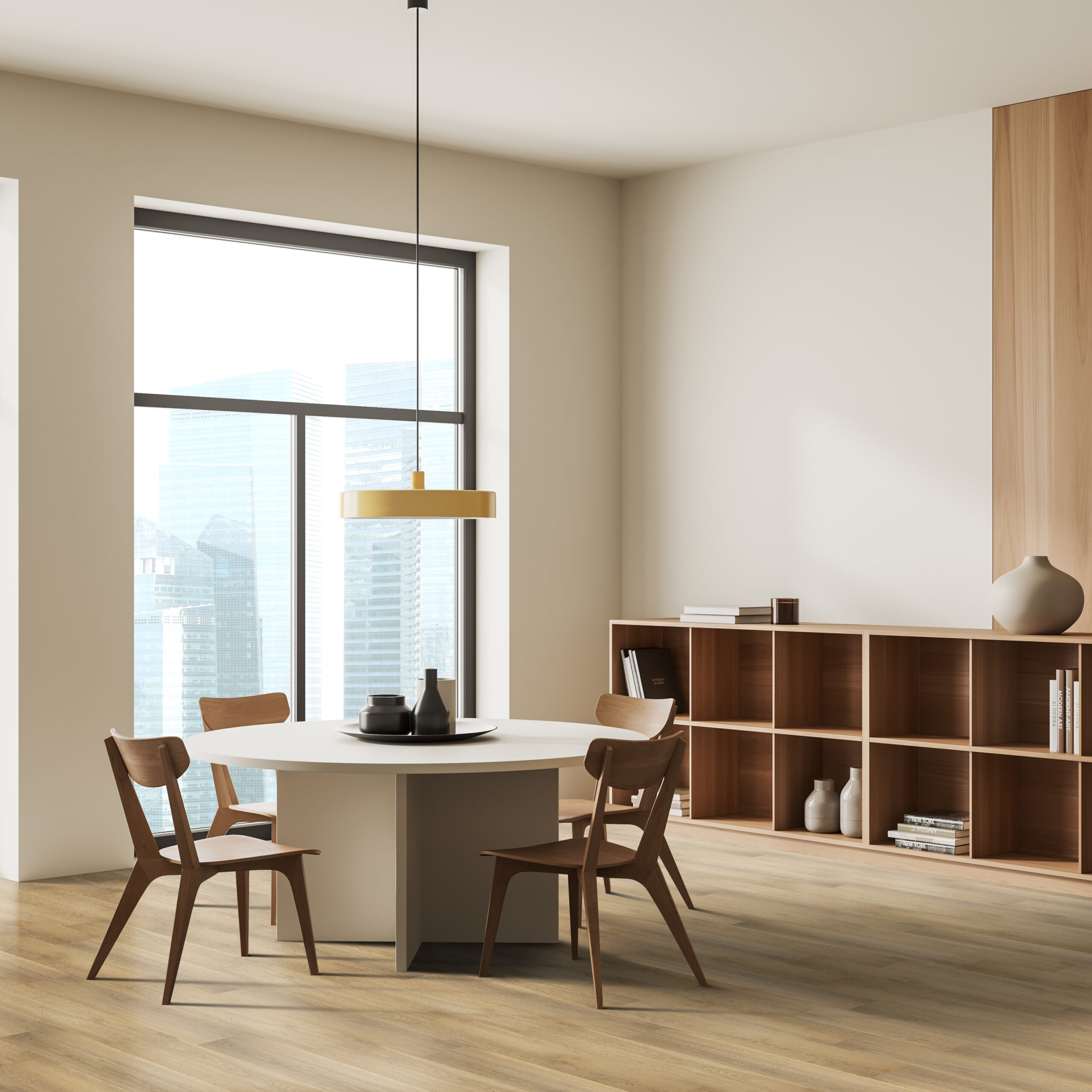Beige,living,room,interior,with,dining,table,and,chairs,,side